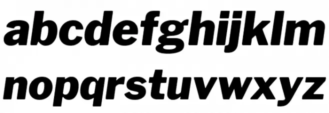 Libre Franklin Black Italic Font Litere mici