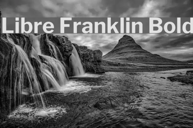 Libre Franklin Bold Font examples