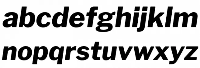 Libre Franklin ExtraBold Italic خط أحرف صغيرة