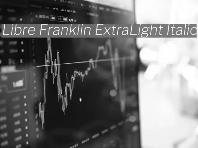 Libre Franklin ExtraLight Italic Font examples
