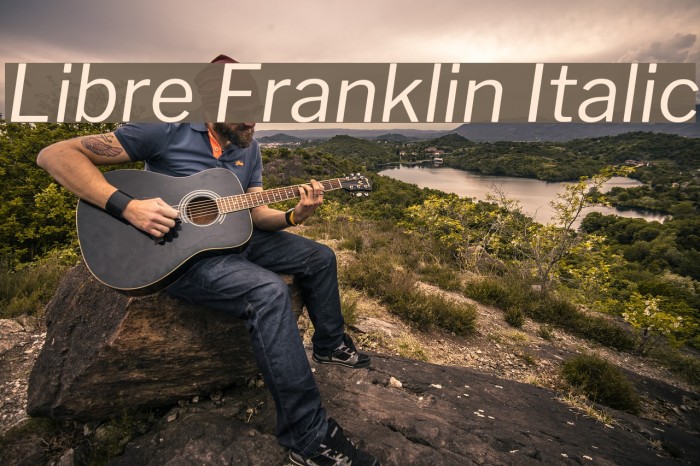 Libre Franklin Italic Font examples