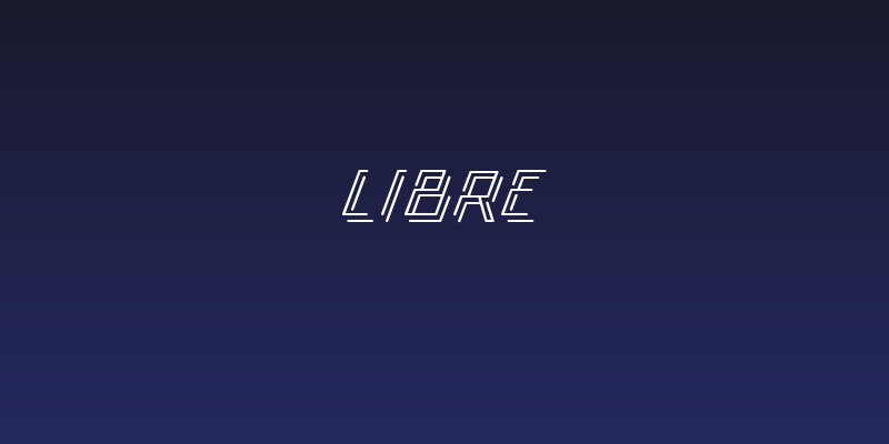 Libre Social Header