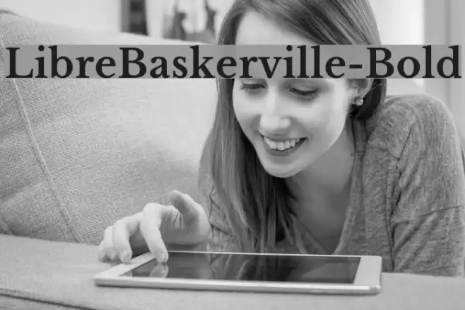 LibreBaskerville-Bold Schriftart examples