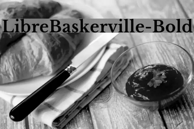 LibreBaskerville-Bold Schriftart examples