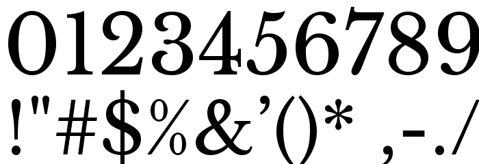 LibreBaskerville-Regular Font OTHER CHARS