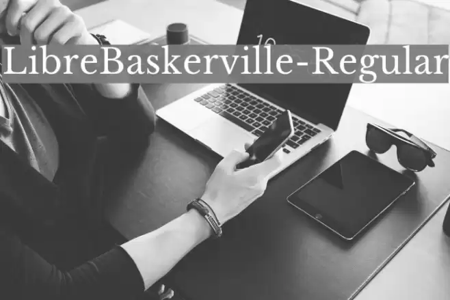 LibreBaskerville-Regular Schriftart examples
