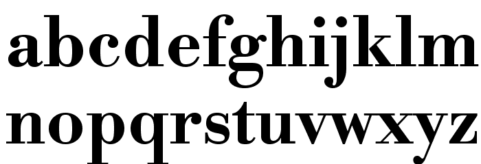 LibreBodoni-Bold Font LOWERCASE