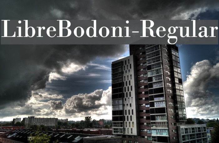 LibreBodoni-Regular Font examples