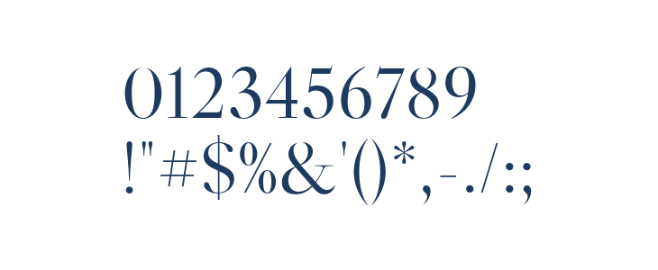 LibreCaslonDisplay-Regular Other Characters