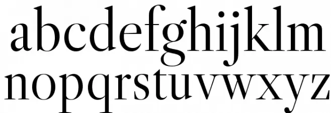 LibreCaslonDisplay-Regular Font LOWERCASE