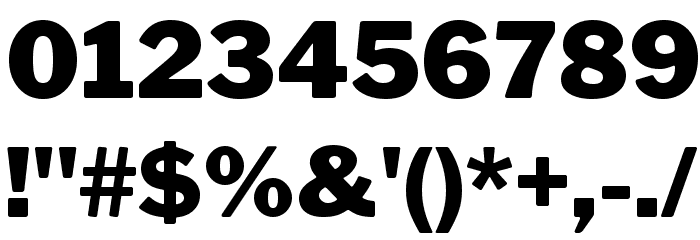 LibreFranklin-Black Font OTHER CHARS