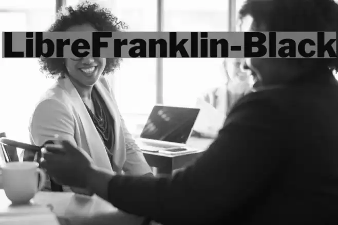 LibreFranklin-Black Polices examples