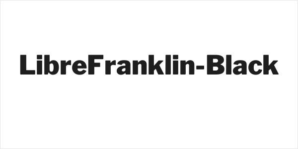 LibreFranklin-Black Logo