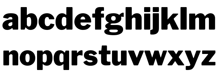 LibreFranklin-Black Font LOWERCASE