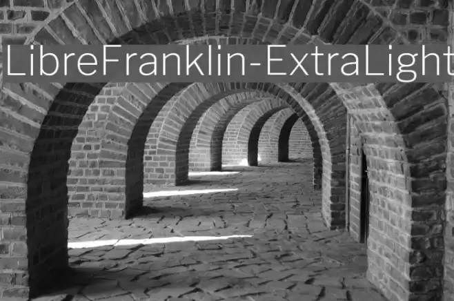 LibreFranklin-ExtraLight Font examples