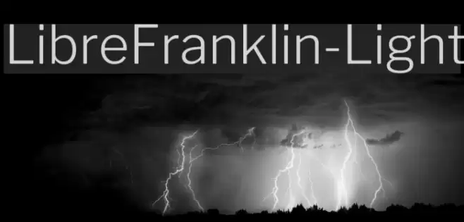 LibreFranklin-Light examples