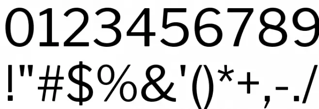 LibreFranklin-Regular Font OTHER CHARS