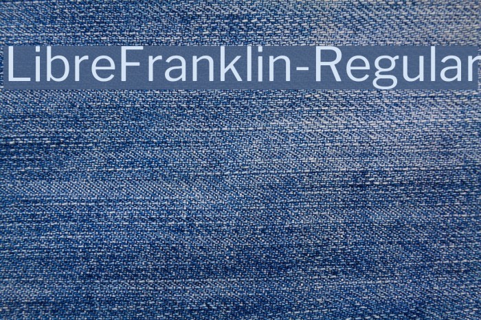 LibreFranklin-Regular Font examples