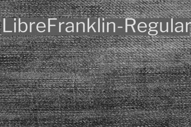 LibreFranklin-Regular Font examples