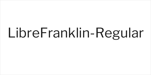 LibreFranklin-Regular Logo