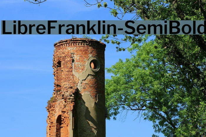 LibreFranklin-SemiBold Font examples