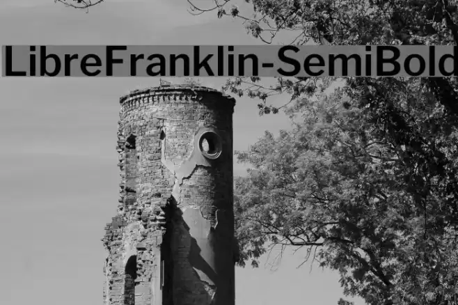 LibreFranklin-SemiBold Font examples
