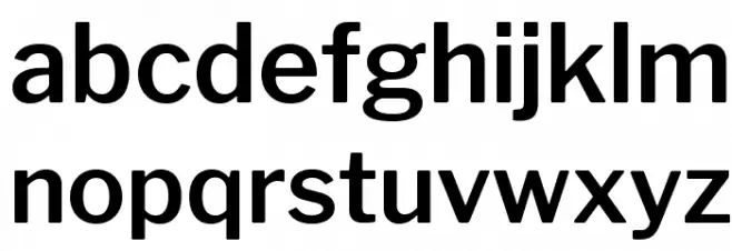 LibreFranklin-SemiBold Caratteri MINUSCOLO