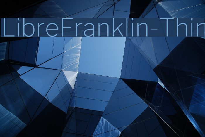 LibreFranklin-Thin Font examples