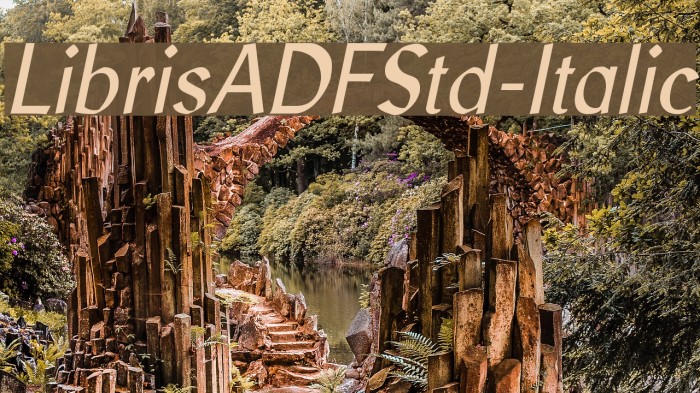 LibrisADFStd-Italic Fuentes examples