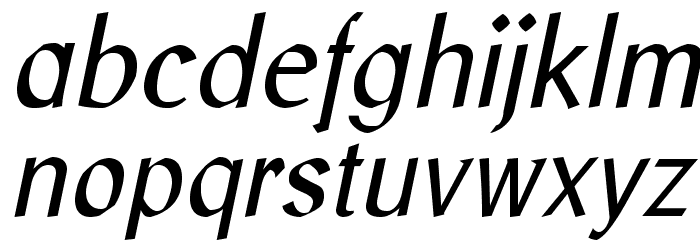 LibrisADFStd-Italic Fuentes MINÚSCULAS