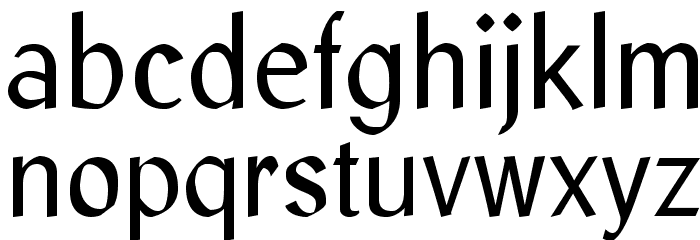 LibrisADFStd-Regular Font LOWERCASE