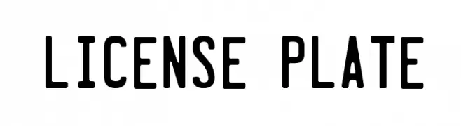License Plate 