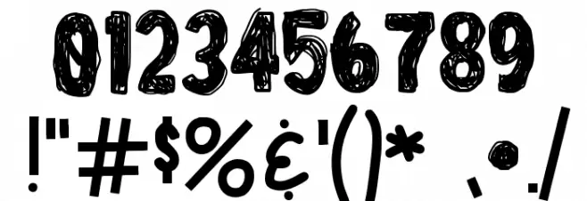 LicensePl8 Font OTHER CHARS