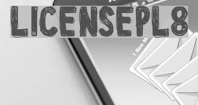 LicensePl8 Font examples
