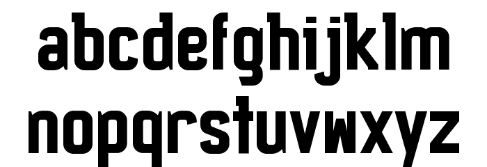 Licenz Plate Font LOWERCASE