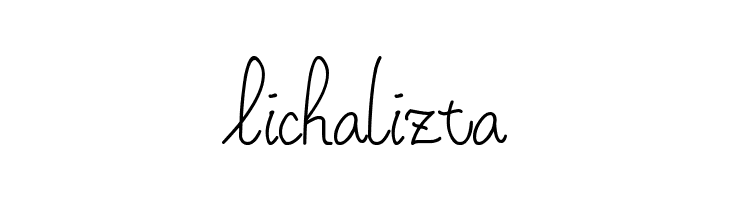 Lichalizta  免费字体下载