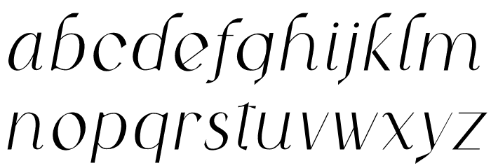 Lichfield FREE COMERCIAL USED Font LOWERCASE