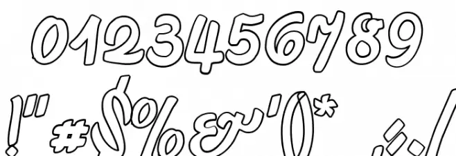 LichteGraphicCAT Font OTHER CHARS