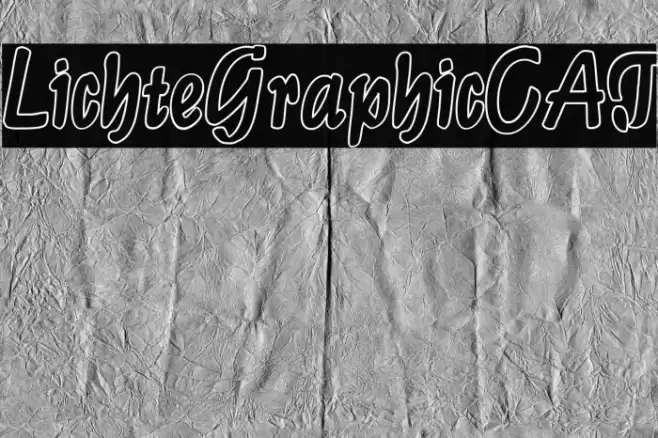 LichteGraphicCAT Font examples