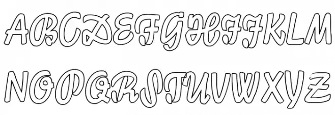 LichteGraphicCAT Fonte MAIÚSCULAS