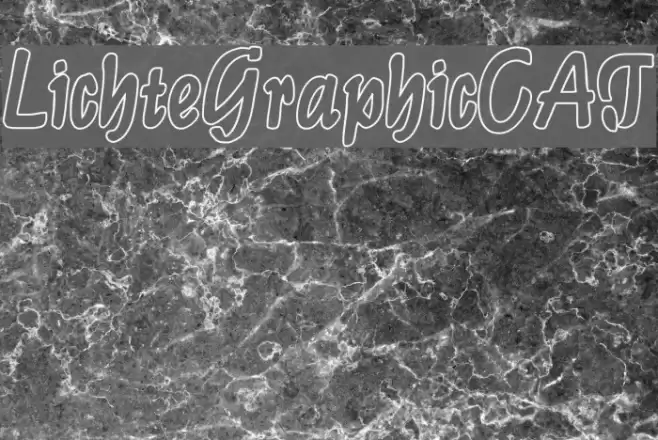 LichteGraphicCAT Font examples