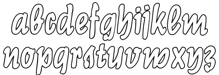 LichteGraphicCAT Font LOWERCASE
