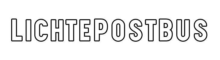 LichtePostBus  Fuentes Gratis Descargar