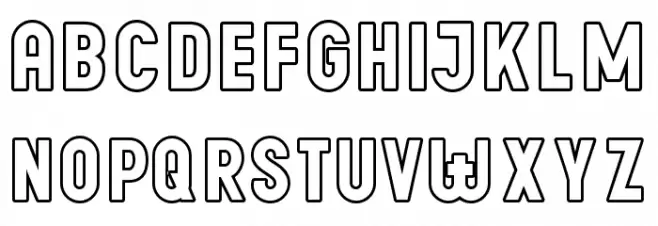 LichtePostBus 字体 大写
