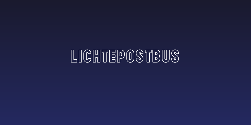 LichtePostBus Social Header