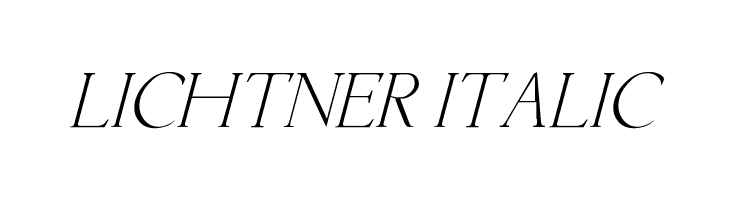 Lichtner Italic Font