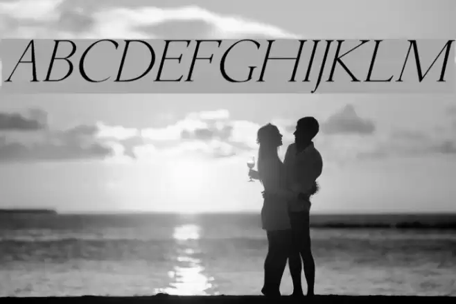 Lichtner Italic Font examples