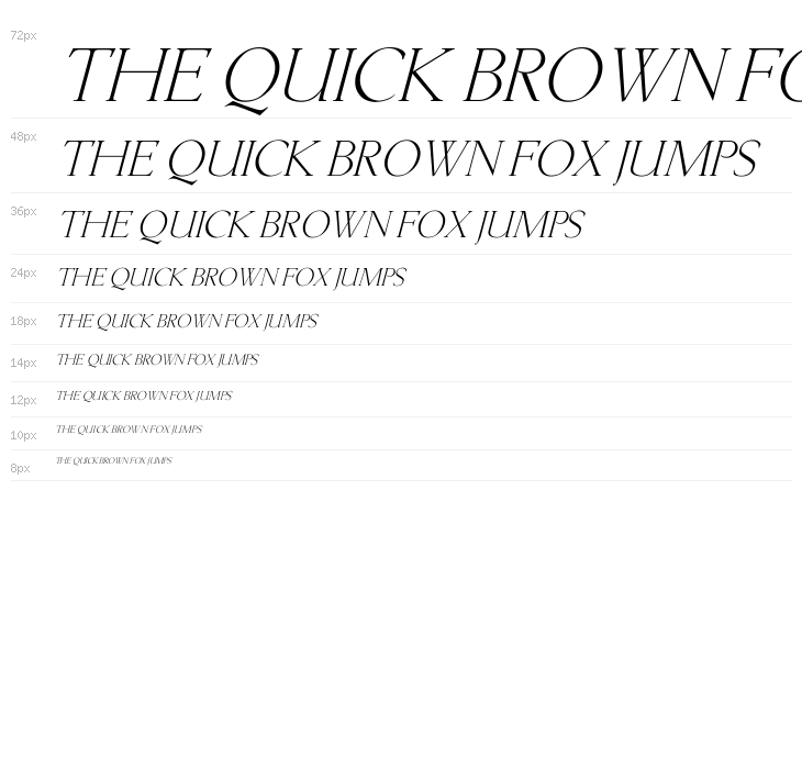 Lichtner Italic Waterfall