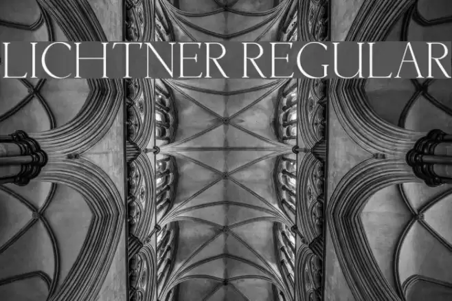 Lichtner Regular Font examples