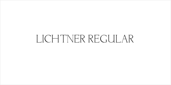 Lichtner Regular Logo